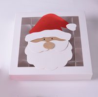 جعبه شکلات کریسمس طرح بابانوئل