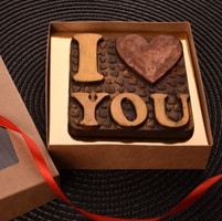 جعبه شکلات تبلتی مربع - باکس شکلات تخته ای