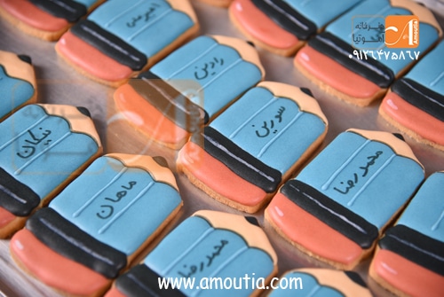کوکی جشن اسم طرح مداد آبی - تم پسرانه
