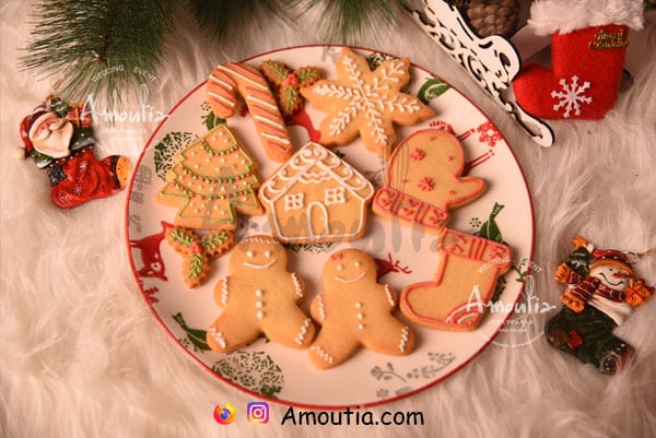 کوکی آدم برفی کریسمس