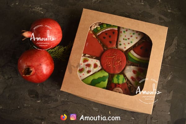 پک هدیه کوکی سازمانی شب یلدا
