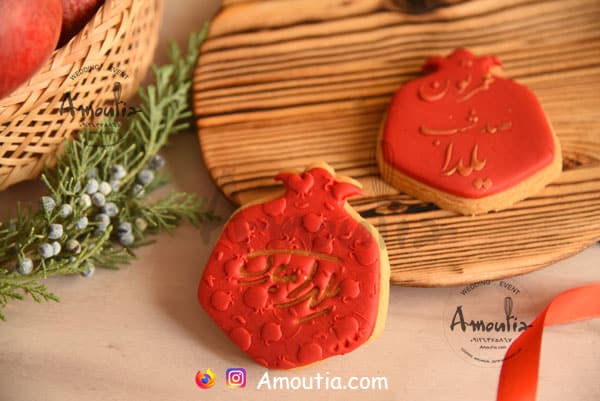 کوکی انار شب یلدا