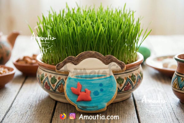 کوکی عید نوروز ماهی