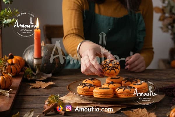 ماکارون هالووین ترسناک